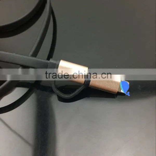 Colorful Micro Braided Usb Cable 2 in 1 Usb Cable for Iphone 6 Cable Charger photo-2