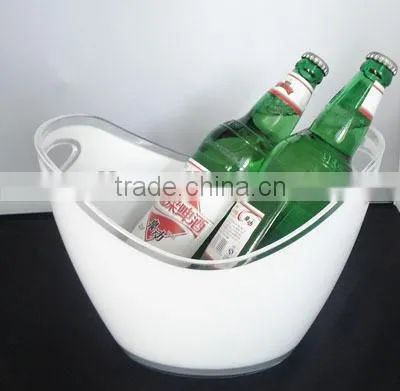 Double Color 3.5L Plastic Acrylic Ice Bucket for Beer Promotion photo-2