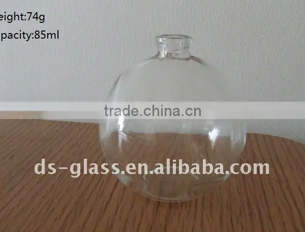 85ml Round Shape Frost Perfume Glass Bottle
