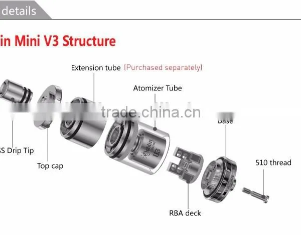 UD New Vapor Tank Wholesale Original Goblin Mini v3 Tank vs Goblin Mini v2 With Velocity Deck photo-4