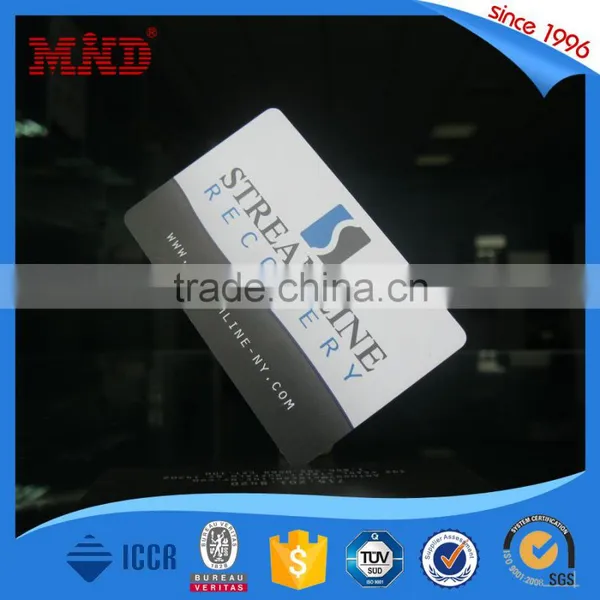 MDCL218 125khz 13.56MHZ UHF PVC Plastic RFID Card CR80 Size photo-6