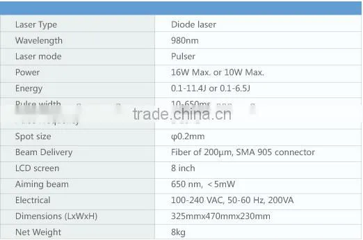 Beauty & Personal Care 980nm Diode Laser Spider Vein Removal Machine Vascular Remover photo-5
