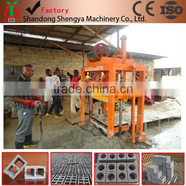 QTJ4-40 Used Concrete Save Energy Hollow Block Shaping Machine Made in China With High Capacity Vedio Showing in Youtube photo-3