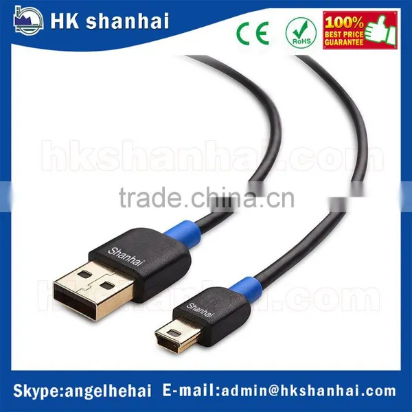Lower Price Usb 2.0 Fast Charging Usb Type a to Mini Usb Type b 480 Mbps High Speed Data Extension Transfer Cable photo-2