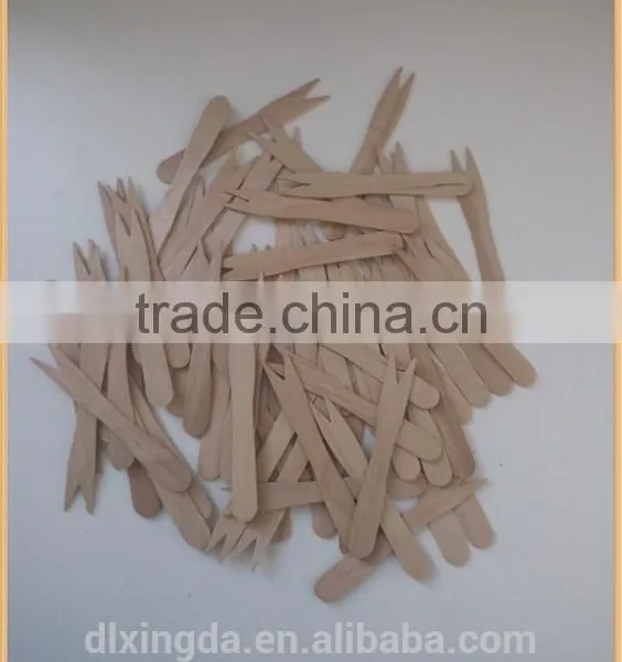85mm Long Disoisable Wooden Fork, Fruit Fork, Apple Fork photo-6