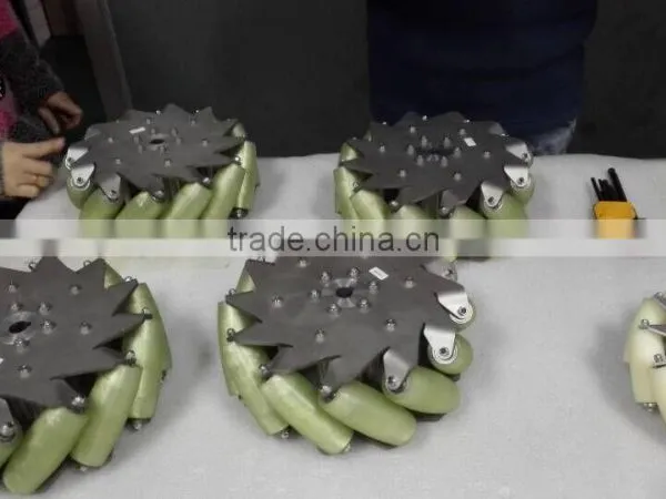 10 Inch (254mm) Heavy Duty Industrial Mecanum Wheel (professional Custom,Payload:100kg/pcs) photo-4