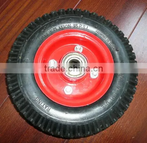 2.50-4 Pneumatic Wheel With Steel Rim Ball Bearing photo-2