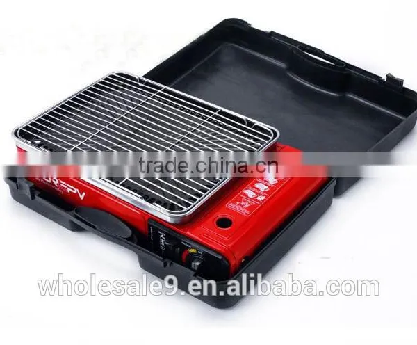 2015 Stainless Steel Portable Gas Bbq Grill for Camping photo-3