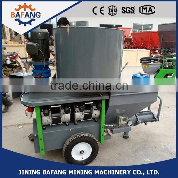 Wall Mortar Sprayer Machine/Cement Concrete Sprayer With Concrete Mixer photo-4