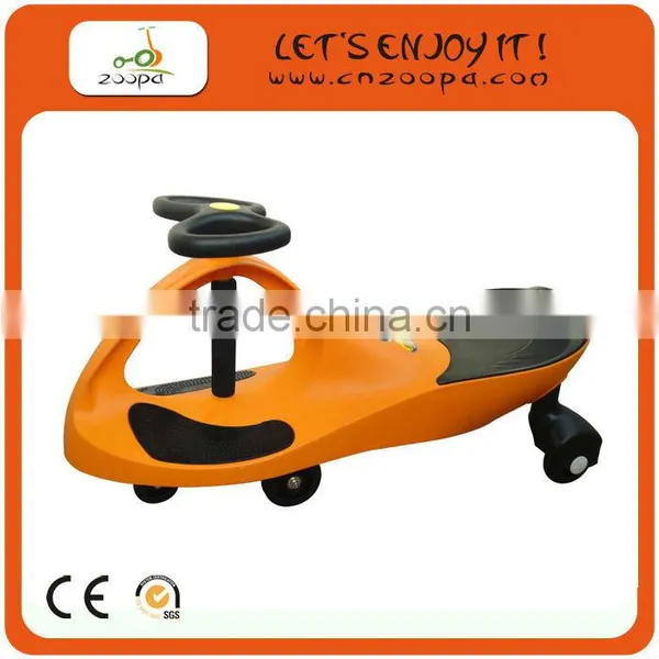 2014 Hot Sale Original Swing Car With Flashing PU Wheels Christmas Gift