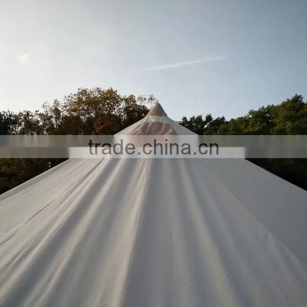 4m Outdoor Canvas Bell Tent Waterproof Luxury Camping Bell Tents photo-3