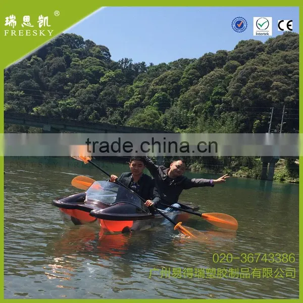 2 Person Ocean Clear Kayak Transparent With Seat &Paddle photo-4