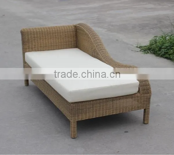 C - S-12 Hot Cheap Sale Garden Furniture Durable Rattan Lounger photo-2