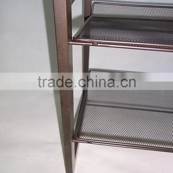 Mesh Utility Shoes Rack Closet Organizer Shelf Storage Shelving Brand NEW photo-6
