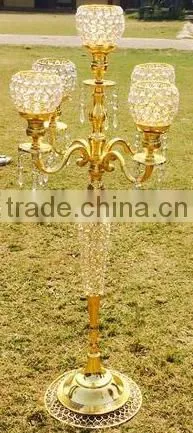 CRYSTAL CANDELABRA CENTERPIECE FOR WEDDING photo-4