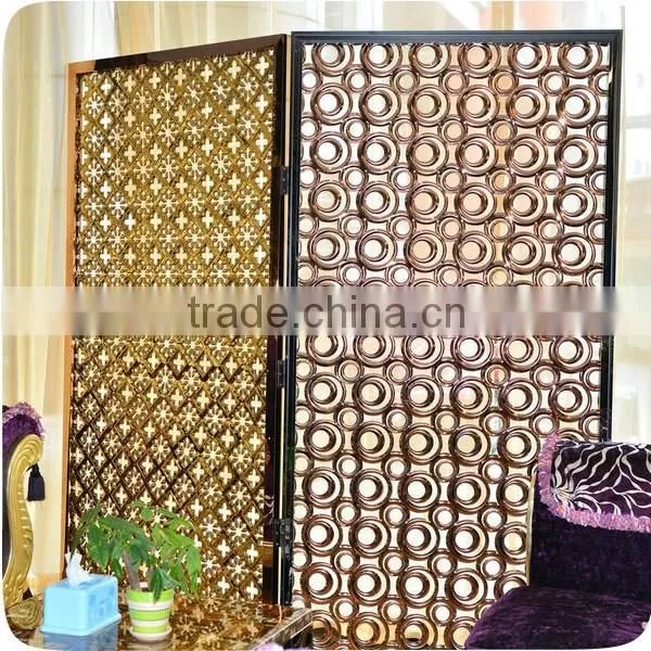 2015 Fashion Design 304 Stainless Steel Decorative Folding Partition Wall photo-6