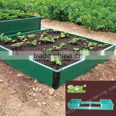 modular box planter Plastic Garden Raised Bed Planter raised garden bed