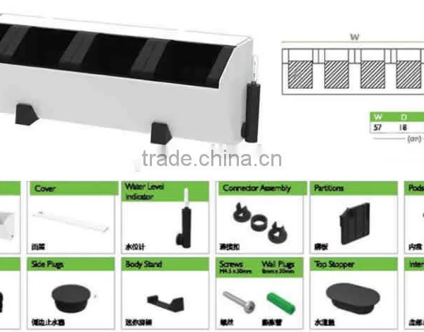 New Generation Flexible Hydro Vertical Plastic Green Wall photo-4