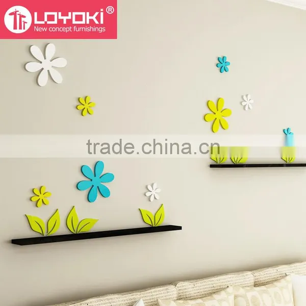 Original Design MDF Wood DIY 3D Wall Decor Leaf Shape Wall Stickers photo-2
