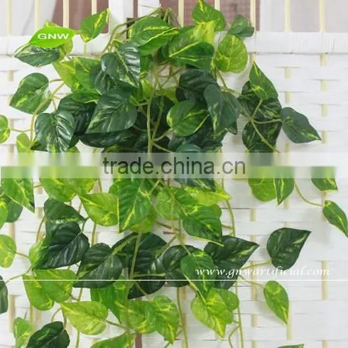 GNW FLV017 Artificial Ivy Vines Green Fabric Leaves Hanging Wall Ornament for Sale photo-3