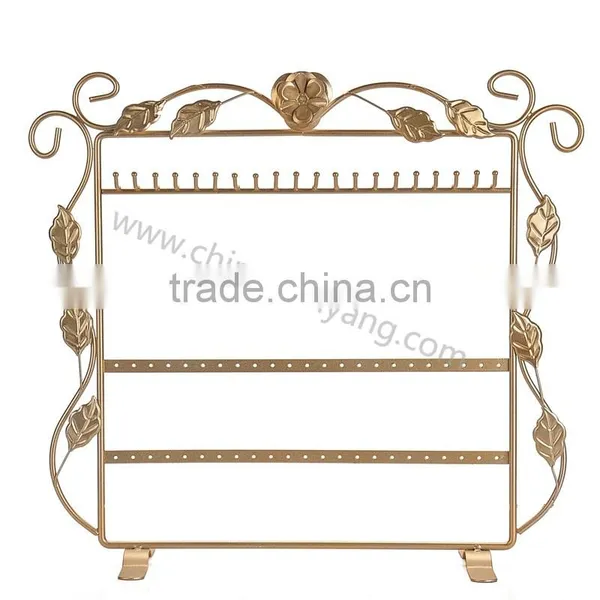 Metal Jewelry Display Stand Flower Earrings and Necklace Display photo-5