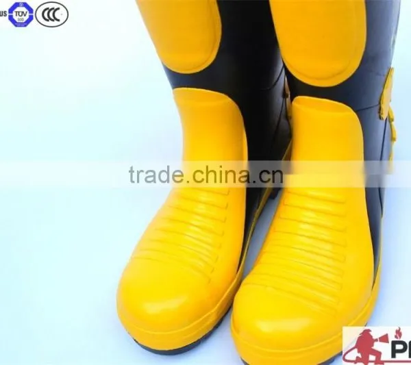 Cow Leather Fire Rescue Boots With CE Certificate photo-4