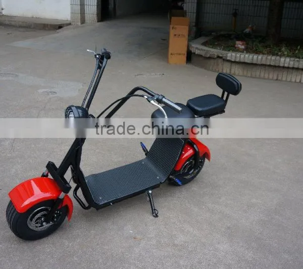 2017 Zhejiang Newly Electric Bike 48V Citycoco Scooter With Suspension&Disc Brakes&LCD Display photo-2