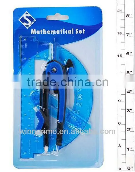 stationery set(compasses+protractor)