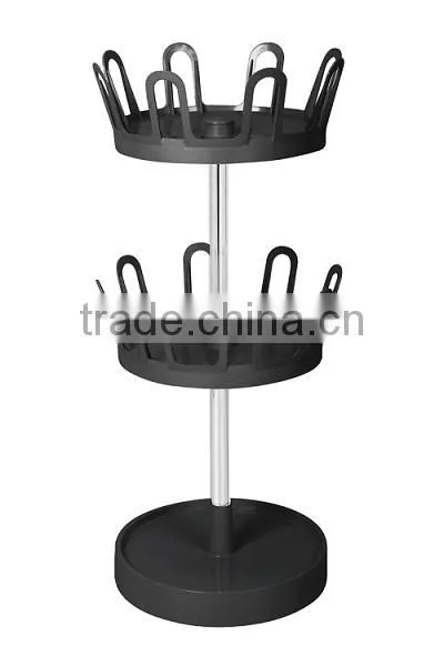 Swivel ABS Slippers Rack, 2-tier Waterproof Shoe Rack,round Shoe Rack photo-4