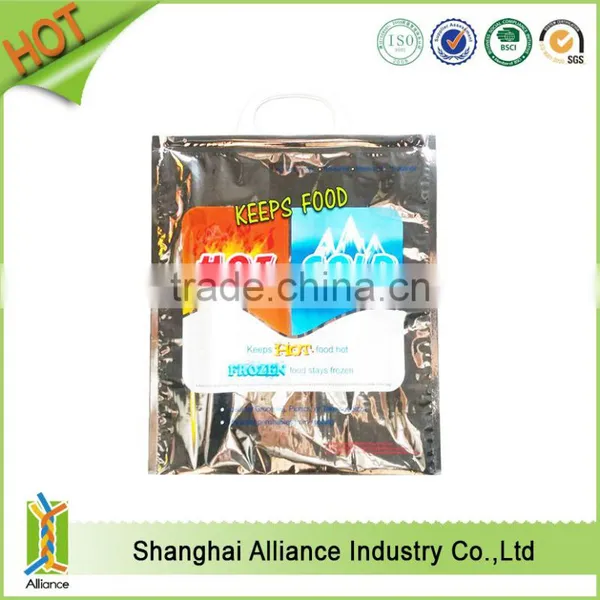 X Large Hot Cold Insulated Foil Grocery Bag Holds 30Lbs Thermal Food Storage New photo-4