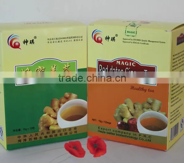 Hot Sales 15g AIU Packages Instant Honey Ginger Tea Powder photo-2