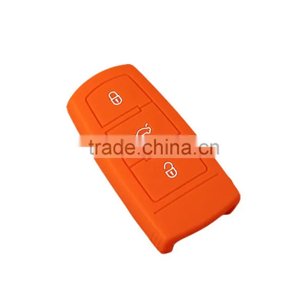 Hot Selling Custom Silicone Car Key Cover Flip Remote Key Case for VW With 3 Buttons photo-5