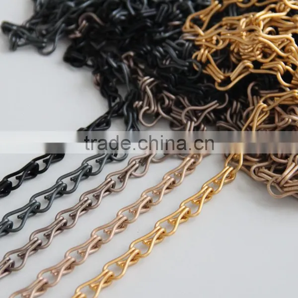 12mm Black Double Hook Size Aluminum Insect Curtain Chain photo-4