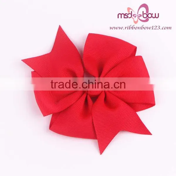 3inch Grosgrain Ribbon Boutique Hair Bows With Clip photo-3