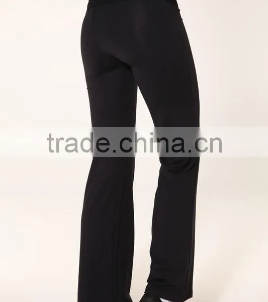 Blockout Womens Sport Wear. Yoga Exercise Mesh Roll Over Pants Tights photo-2
