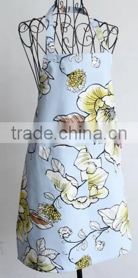 TC Wholesale Fabric Cotton Apron With Adjustable Collar Halter photo-3