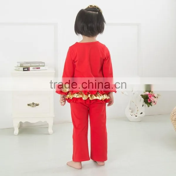 Wholesale Kids Clothing Two Pieces Set , Autumn Kids Clothing Set , Baby Girl Boutique Clothing Sets photo-3