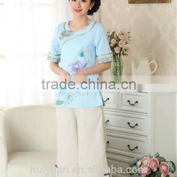 Top and Trousers Womens Work Uniform