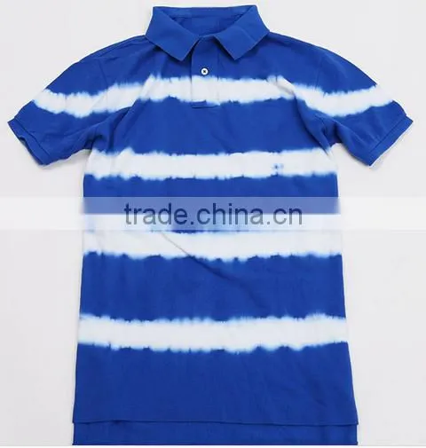 Custom Two Color Polo Shirt Tie Dye Shirt for Men photo-2