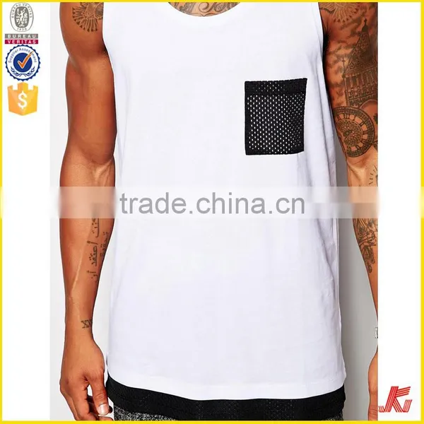 Pocket Tank Top Men,long Mens Tank Top Shirt photo-3