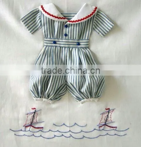 New Design Baby Girls Striped Short Sleeve Summer Dress photo-2