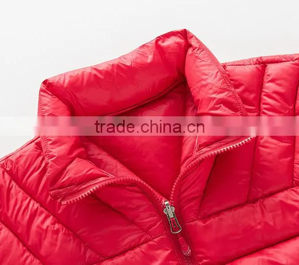 Custom High Quality Womens Winter Lightweight and Warm Goose Down Feather Filled Padded Jackets photo-4
