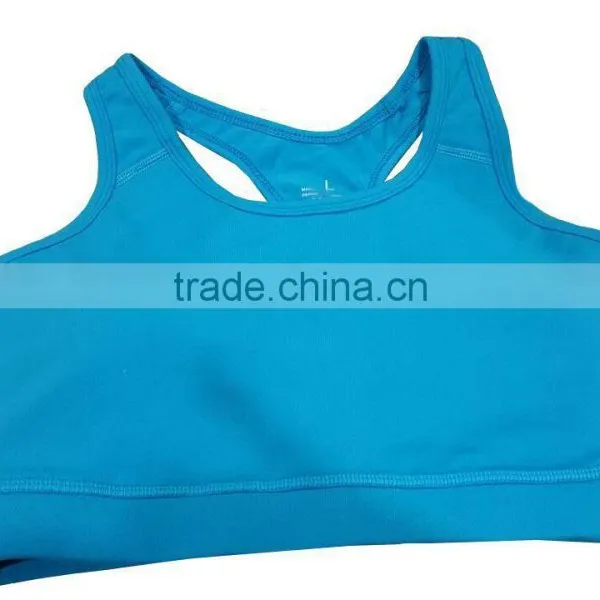 Custom Made Ladies Latest Design Gym Sports Track Bras photo-3