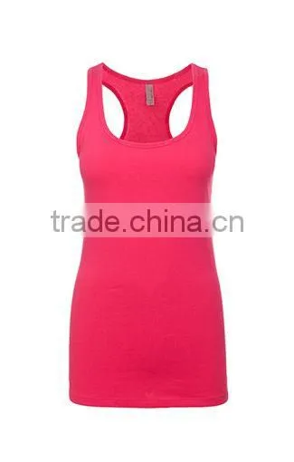 Next Level Apparel Ladies' Spandex Jersey Racerback Tank Top - 57% Combed Ring-spun Cotton, 38% Polyester and 5% Spandex. photo-3