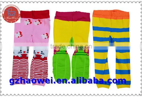 Baby Wearing Big PP Design Cotton Jacquard Tights Cute Baby Tights Baby Girl Pantyhose photo-2