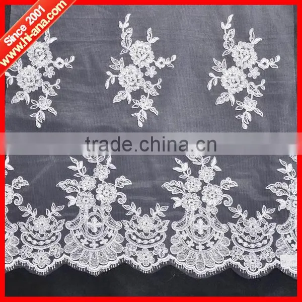 Cheap Embroidery Lace Fabric Dubai,bridal French Lace Fabric,wedding Dress Lace Suppliers photo-2