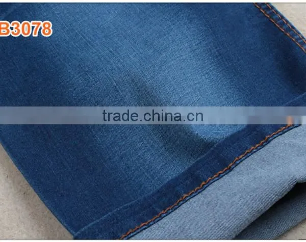 Dark Blue Big Stretch Denim Fabric for Woman Jean photo-3