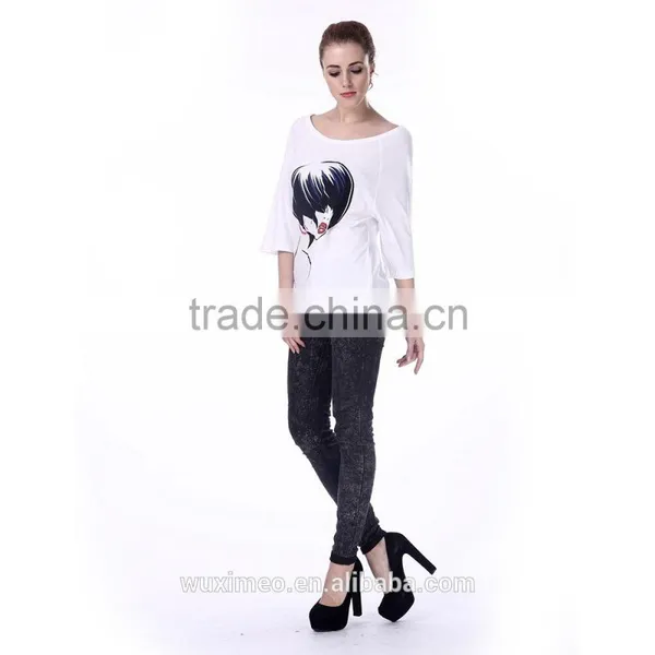New Coming Updated 100% Cotton Lady t Shirt photo-2