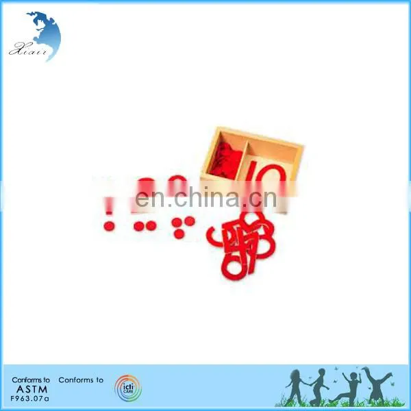 Factory Price Sell Directly Montessori Educational Toy for School Kids With PU Printing photo-3
