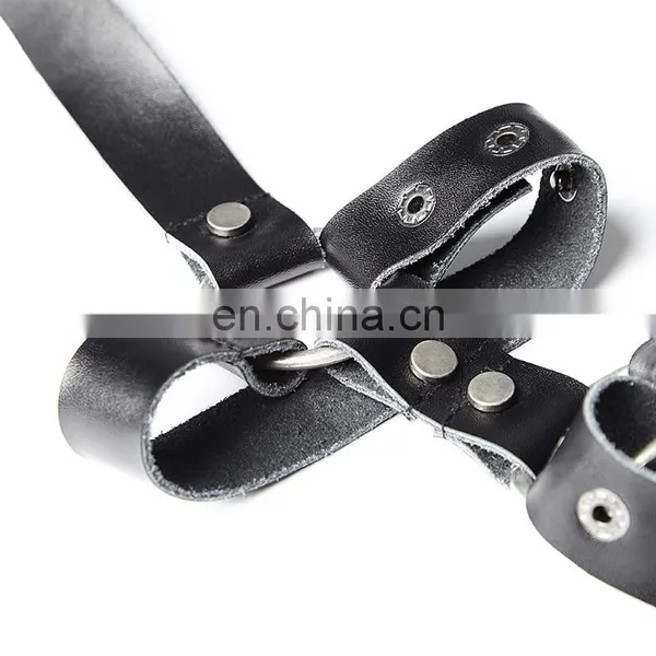 Punk Rave Gothic Black Top Costume Harness S-218 photo-6